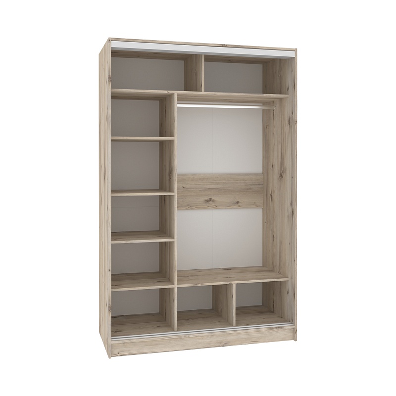 Strike 1600 Шкаф-купе зеркало/лдсп