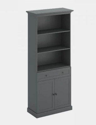 Стеллаж Caprio с ящиком и дверями (с карнизом и цоколем)