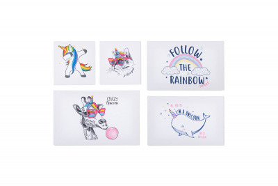 Набор картин на холсте в детскую комнату Crazy (Безумие)