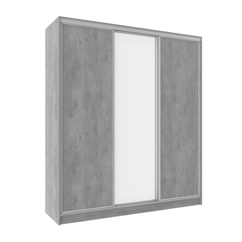 Шкаф-купе 2000 Домашний зеркало/лдсп