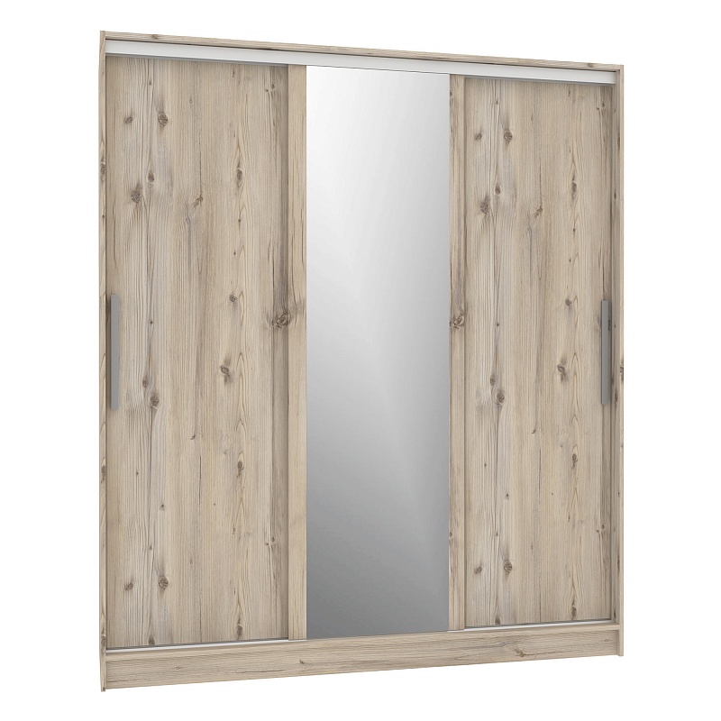 Strike 1800 Шкаф-купе зеркало/лдсп