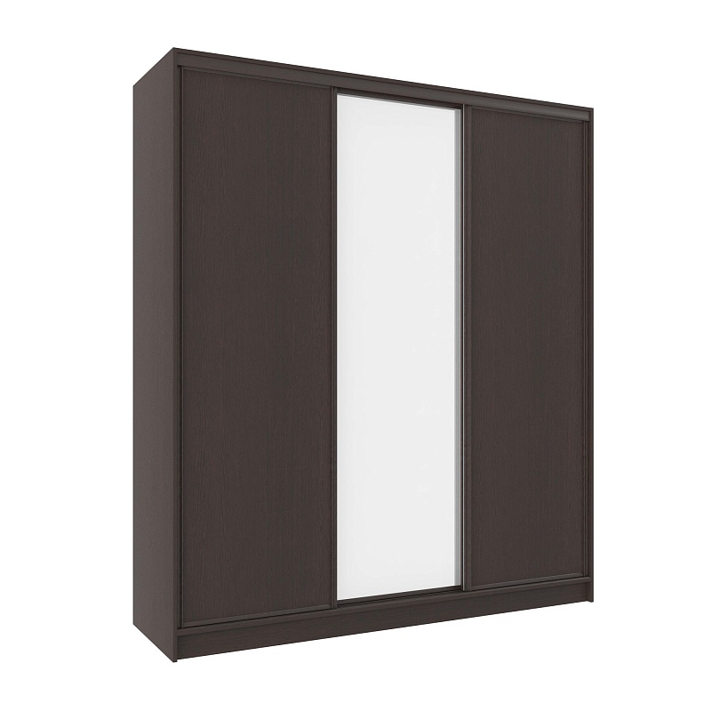 Шкаф-купе 2000 Домашний зеркало/лдсп