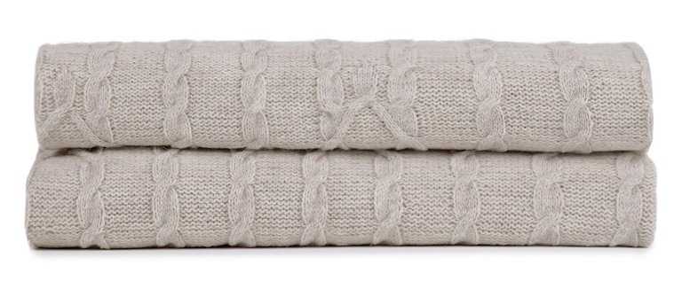 Плед вязанный (ораны) 130*170,