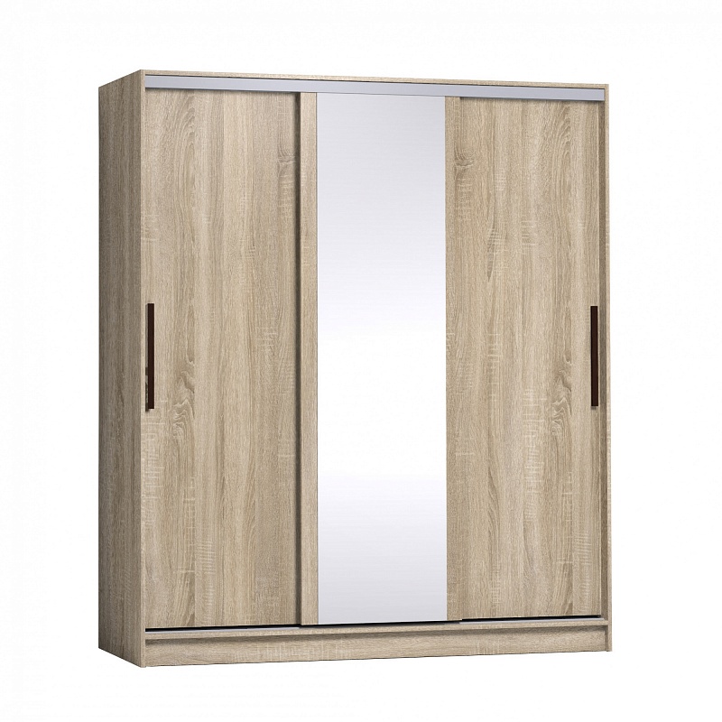 Strike 1800 Шкаф-купе зеркало/лдсп