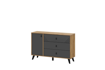 Модульная система "Байкал" Комод 3 ящика (со створкой) (SAFE)