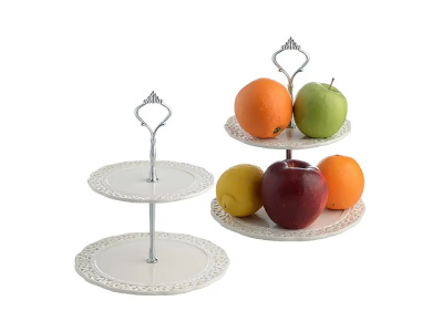 Этажерка Резное Кружево, 22х22х25см, керамика