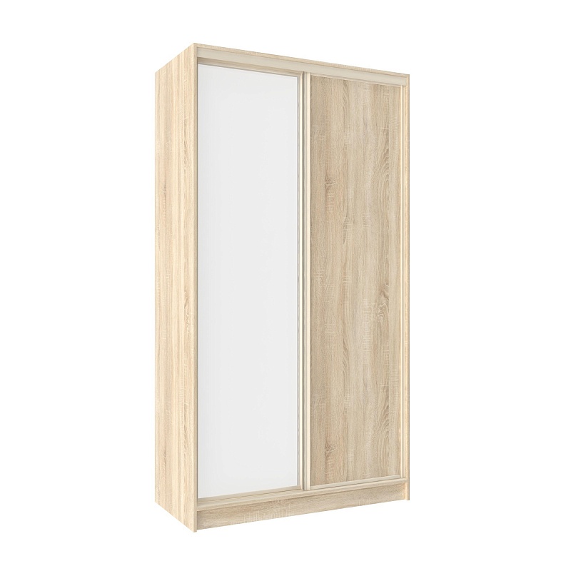 Шкаф-купе 1350 Домашний зеркало/лдсп