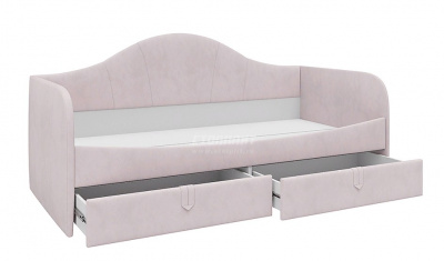 Алиса ПМ-332.18 Кровать с 2 ящиками в мягкой обивке