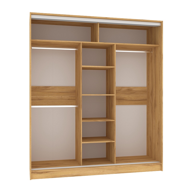 Strike 1800 Шкаф-купе зеркало/лдсп