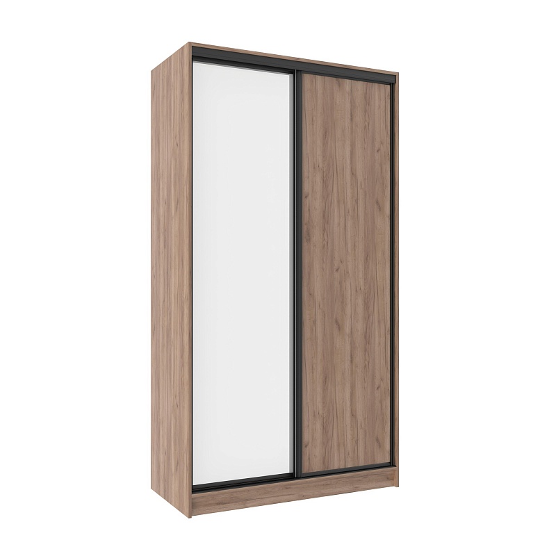 Шкаф-купе 1200 Домашний зеркало/лдсп