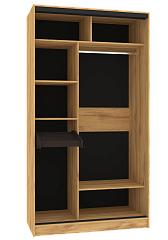 Шкаф-купе 1350 Домашний зеркало/лдсп