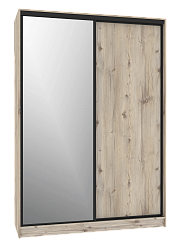 Шкаф-купе 1600 Домашний зеркало/лдсп