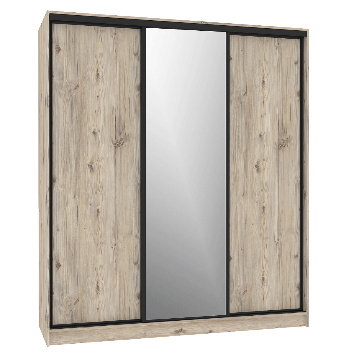 Шкаф-купе 2000 Домашний зеркало/лдсп