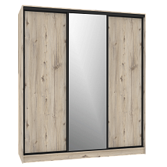 Шкаф-купе 2000 Домашний зеркало/лдсп