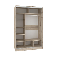 Strike 1600 Шкаф-купе зеркало/лдсп