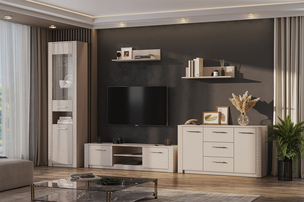 Модульная система "Калипсо" Тумба для телевидеоаппаратуры (1,6м)