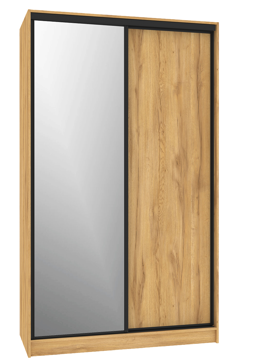 Шкаф-купе 1350 Домашний зеркало/лдсп