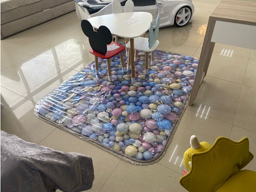 Плюшевый коврик 120х160 см (Bubble)