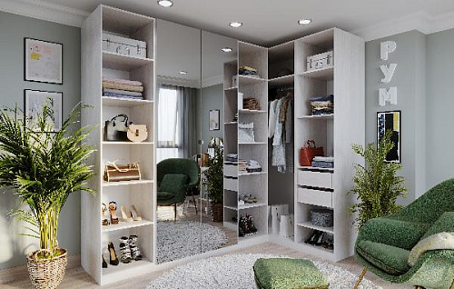 РУМ Гардеробная система угловой 1