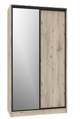 Шкаф-купе 1200 Домашний зеркало/лдсп