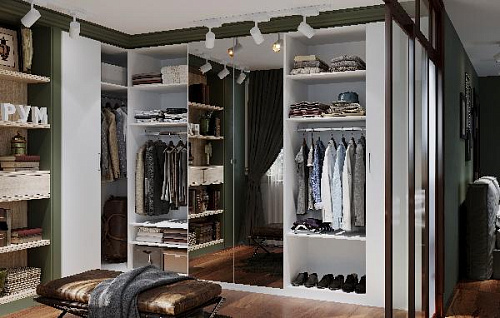 РУМ Гардеробная система угловой 2