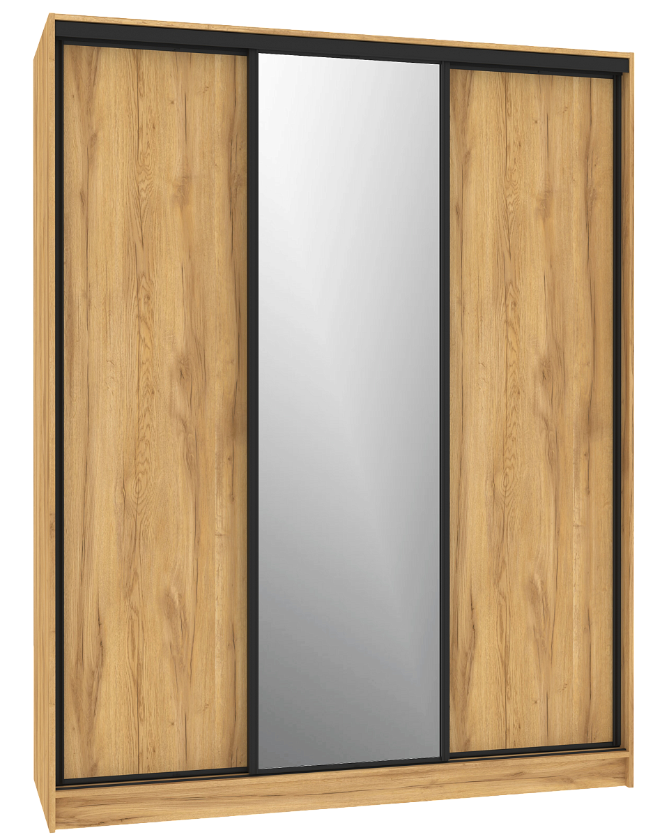 Шкаф-купе 1800 Домашний зеркало/лдсп