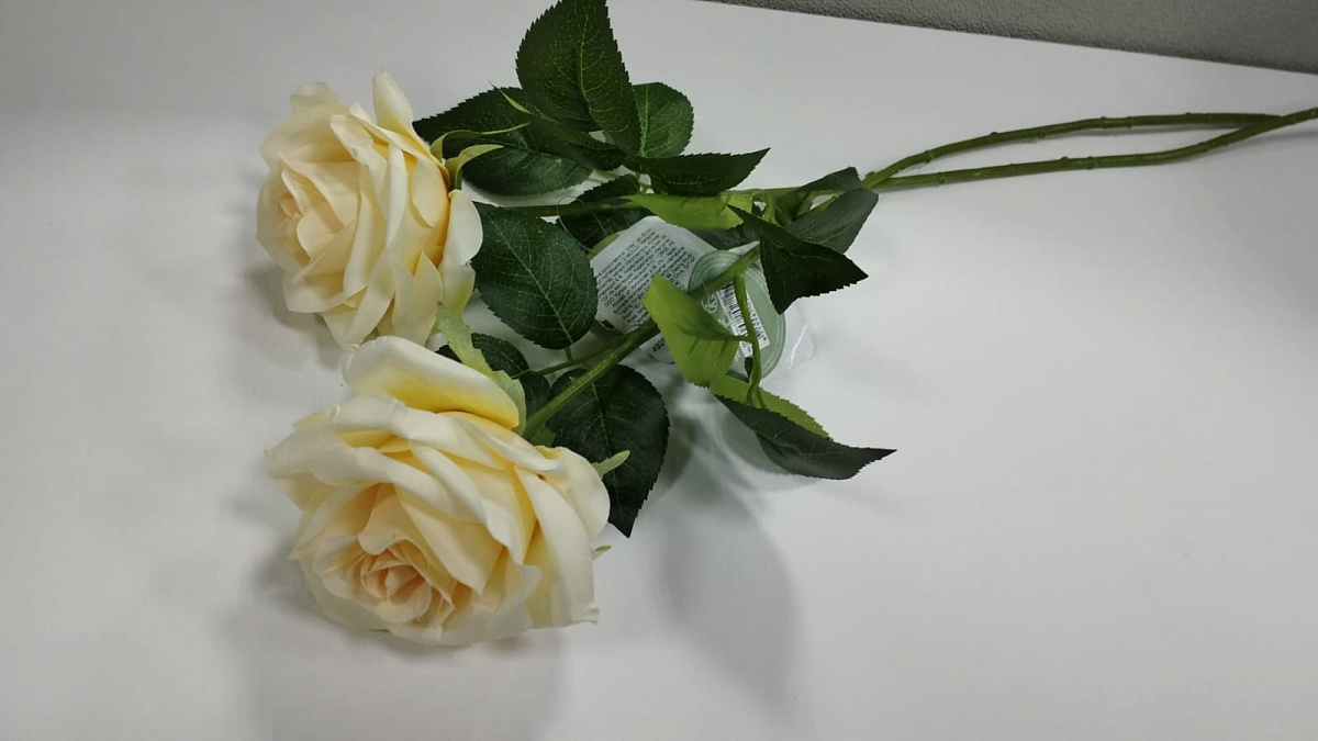 Цветок искусственный Роза 60см