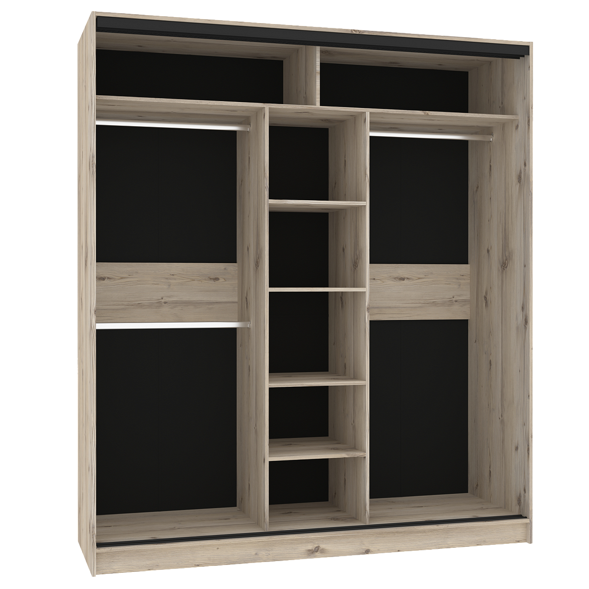 Шкаф-купе 2000 Домашний зеркало/лдсп