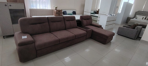 Арт-18, диван модульный (лок.+3х мест с мех+бар+шезл.+лок)