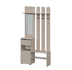 Модульная система "Денвер" Вешалка с зеркалом