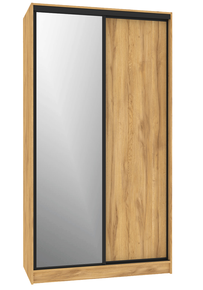 Шкаф-купе 1200 Домашний зеркало/лдсп