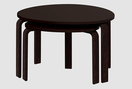 Комплект из 2-х журнальных столов DOUBLE. Столешницы из МДФ.