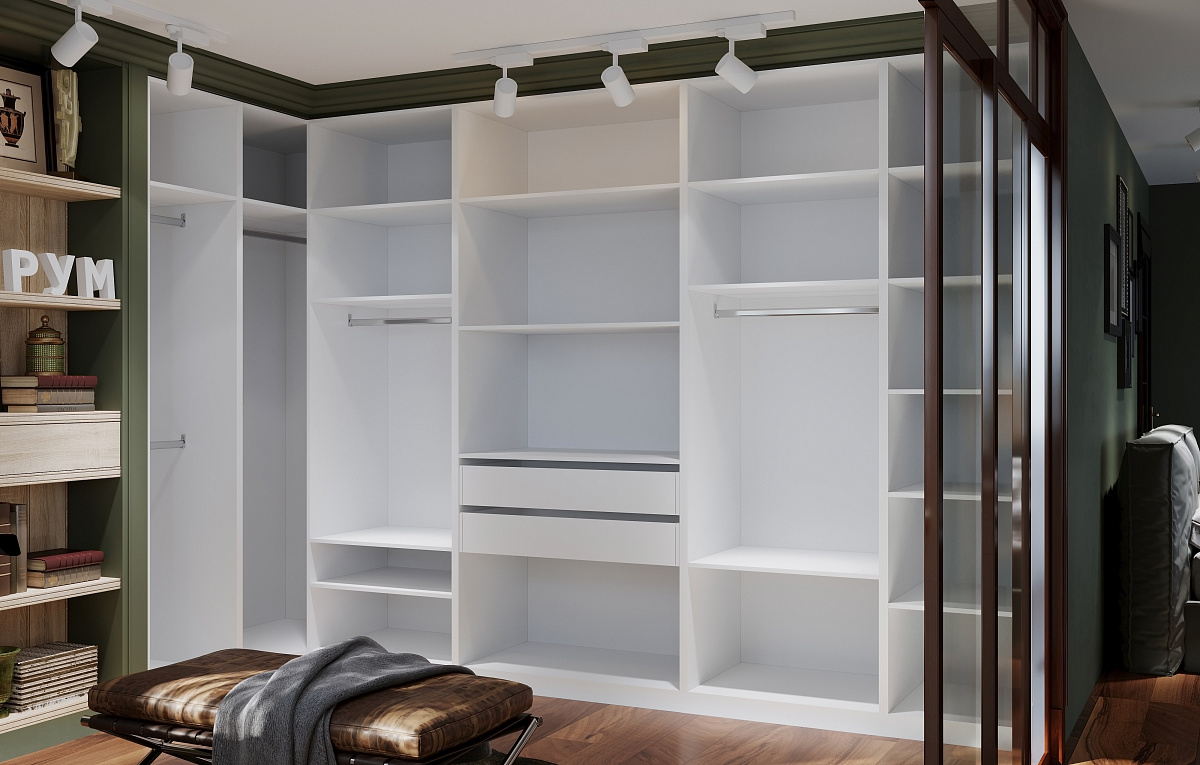 РУМ Гардеробная система угловой 2