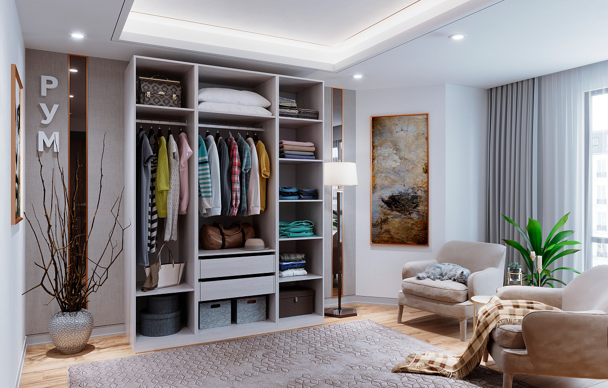 РУМ Гардеробная система 1,75 м