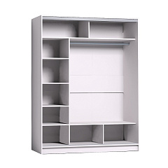 Strike 1600 Шкаф-купе зеркало/лдсп