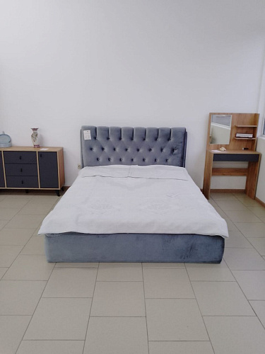 Кровать "Империя Люкс" с под./мех.(1600)(кат.5)(169*216*110)(сп.м.160*200)