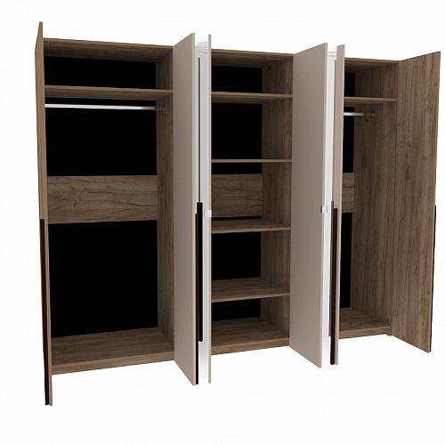 Кара 7 (спальня) Шкаф для одежды и белья 6-створчатый